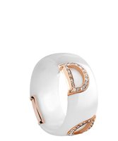 Anillo Damiani Mujer D.Icon in Cerámica Diamante 0.18 Ct 20082205 - 20082205